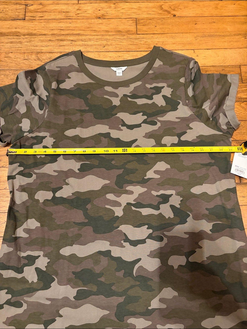 Sonoma Green and Brown Camo Dress - Picture 6 of 10